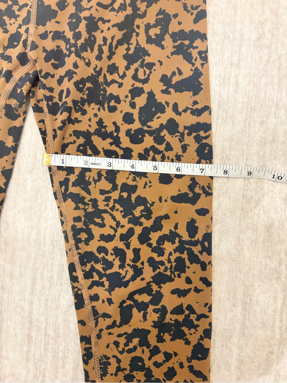 VARLEY High Rise Leggings Size Medium Animal Print Athleisure - Picture 5 of 10